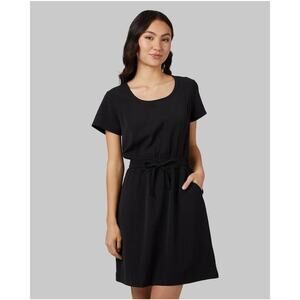 32 Degrees Cool Women's Soft Lux Black Gorpcore Loungewear Errands Dress XL Goth